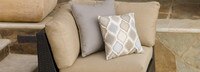 Portofino® Comfort Corner Chair Small Back Cushion - Heather Beige