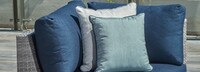 Portofino® Comfort Corner Chair Small Back Cushion - Laguna Blue