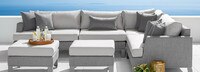 Portofino® Sling Corner Chair Small Back Cushion - Space Gray