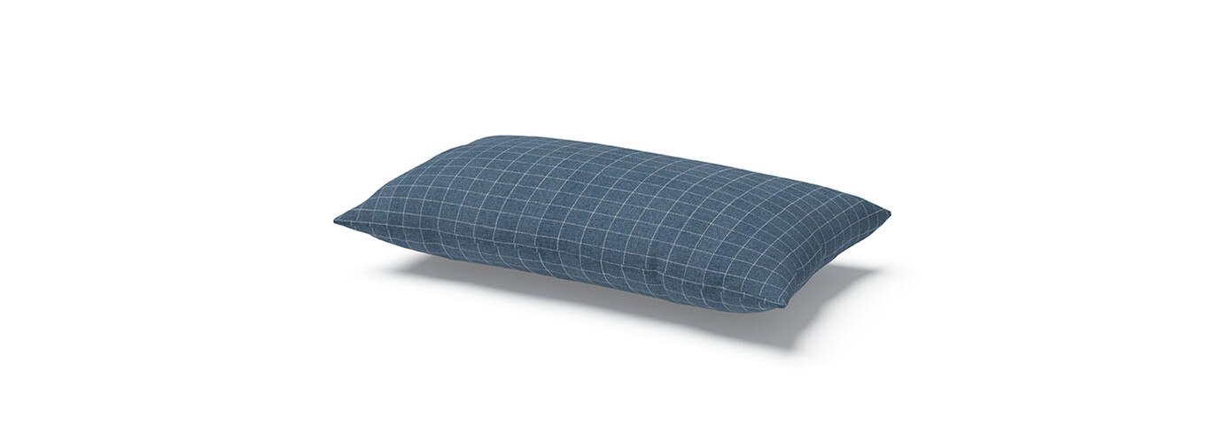 22x14 Outdoor Sunbrella® Throw Pillow - Context Indigo