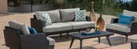 Portofino® Casual 71in Loveseat Back Cushion - Dove Gray