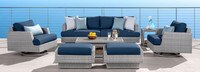 Portofino® Comfort 71in Loveseat Back Cushion - Laguna Blue
