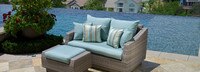 Modular Outdoor Loveseat Back Cushion
