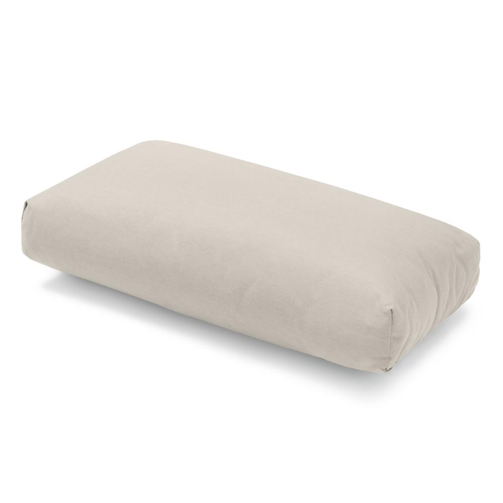 Portofino® Comfort 71in Loveseat Back Cushion - Taupe Mist