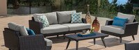 Portofino® Casual 71in Loveseat Left Base Cushion - Dove Gray