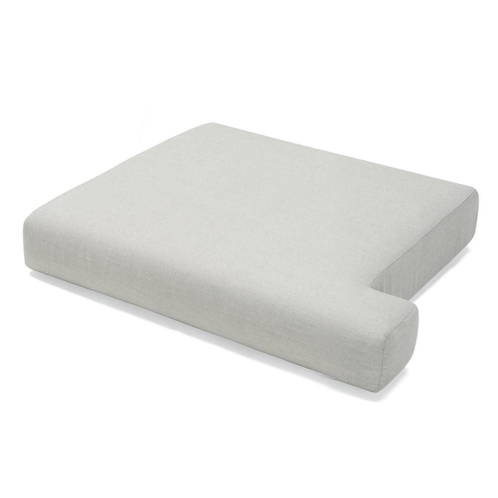 Portofino® Casual 71in Loveseat Left Base Cushion - Dove Gray