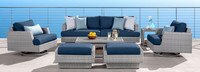 Portofino® Comfort 71in Loveseat Left Base Cushion - Laguna Blue
