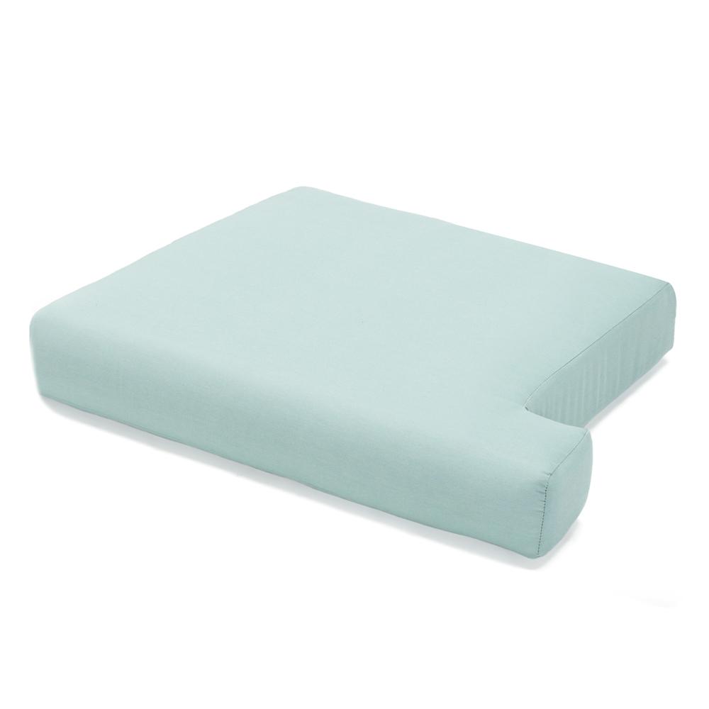 Portofino® Casual 71in Loveseat Left Base Cushion - Spa Blue