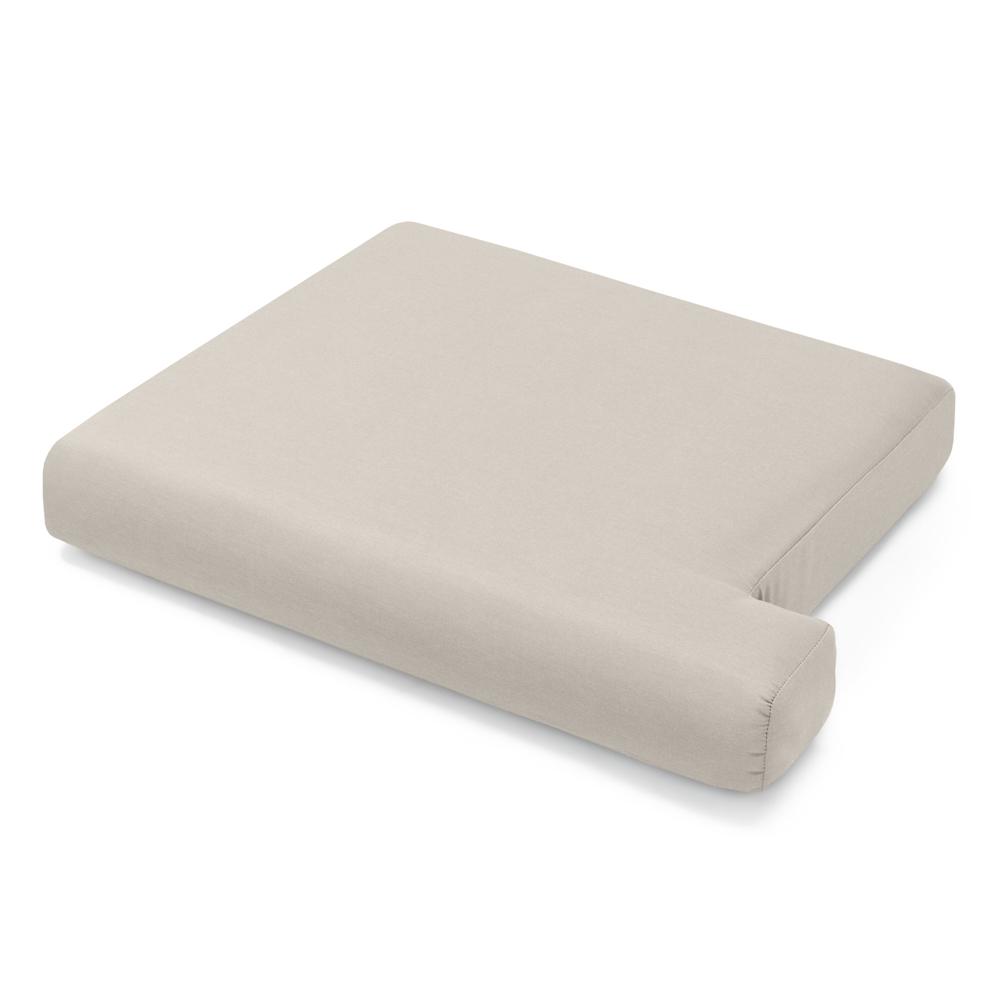 Portofino® Comfort 71in Loveseat Left Base Cushion - Taupe Mist