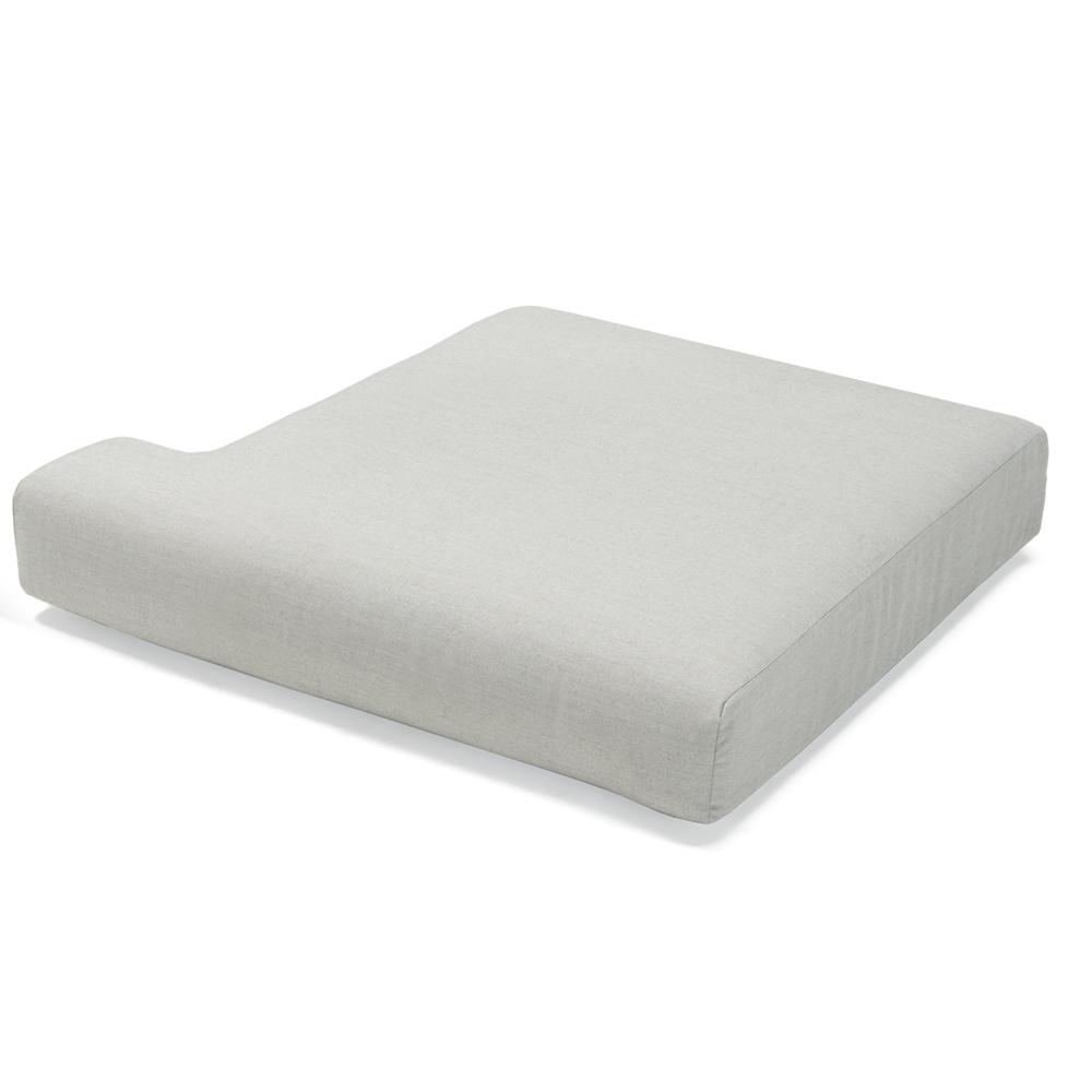 Portofino® Casual 71in Loveseat Right Base Cushion - Dove Gray
