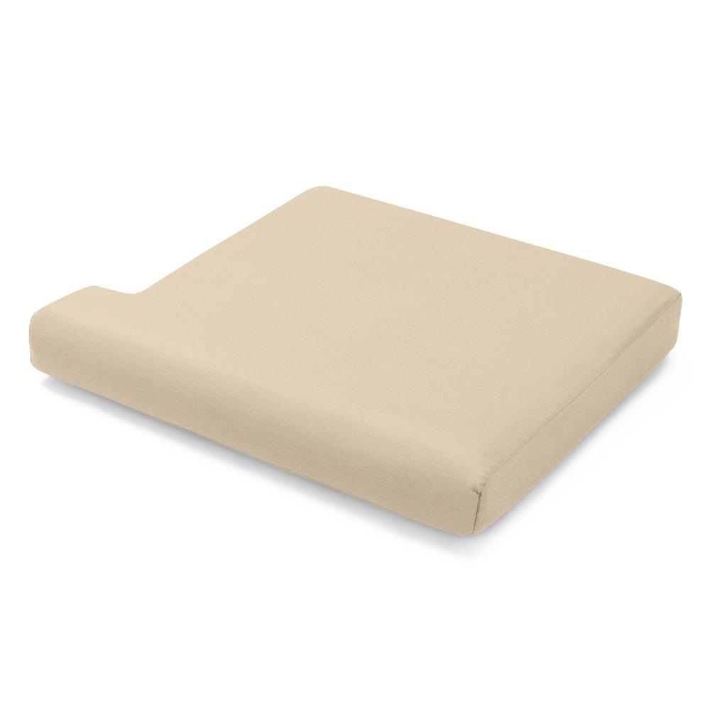 Portofino® Comfort 71in Loveseat Right Base Cushion - Heather Beige