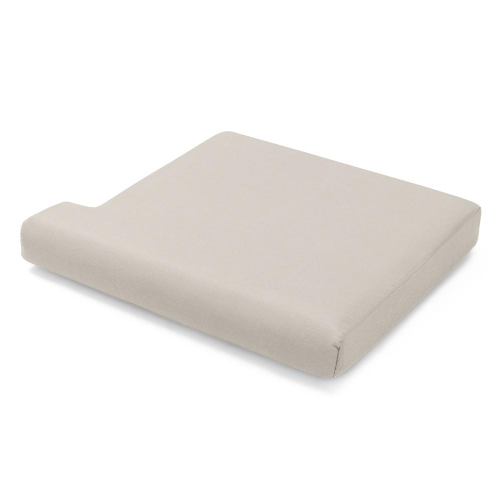 Portofino® Comfort 71in Loveseat Right Base Cushion - Taupe Mist