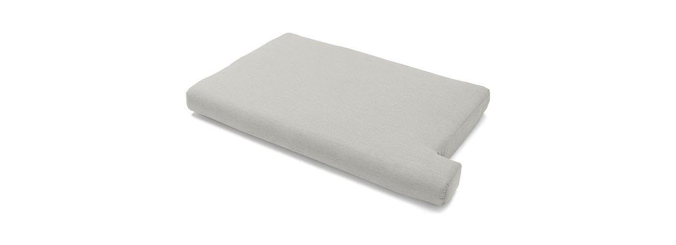 Portofino® Comfort 96in Sofa Left Base Cushion - Dove Gray