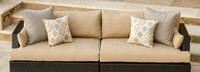 Portofino® Comfort 96in Sofa Left Base Cushion - Heather Beige
