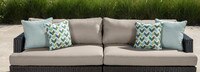 Portofino® Comfort 96in Sofa Left Base Cushion - Taupe Mist