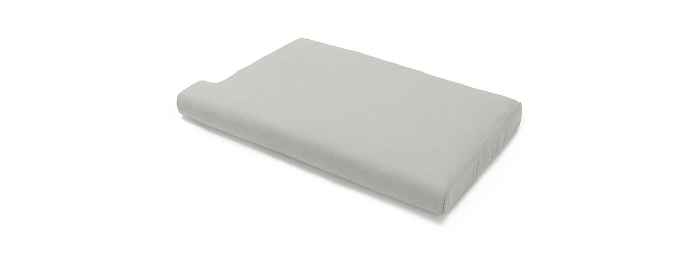 Portofino® Comfort 96in Sofa Right Base Cushion - Dove Gray
