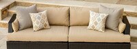 Portofino® Comfort 96in Sofa Right Base Cushion - Heather Beige