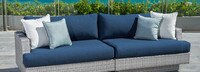 Portofino® Comfort 96in Sofa Right Base Cushion - Laguna Blue
