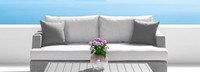 Portofino® Sling 71in Loveseat Back Cushion - Space Gray