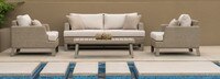 Portofino® Sling 71in Loveseat Left Base Cushion - Beige Fennel
