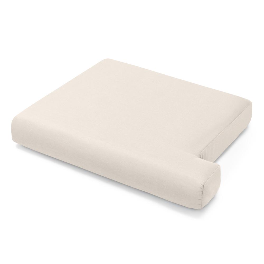 Portofino® Sling 71in Loveseat Left Base Cushion - Beige Fennel