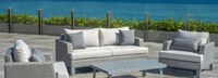 Portofino® Sling 71in Loveseat Left Base Cushion - Space Gray