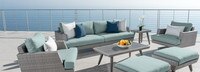 Portofino® Casual 88in Sofa Back Cushion - Spa Blue