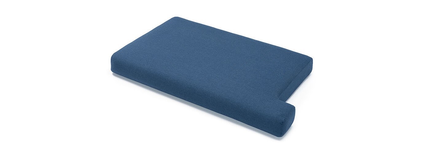 Portofino Repose 96in Sofa Base Cushion - Laguna Blue