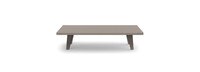 Del Mar Outdoor 48" Rectangle Coffee Table - Weathered Teak