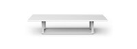 Sanibel Outdoor 48" Rectangle Coffee Table - White