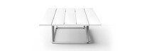 Sanibel Outdoor 48" Rectangle Coffee Table - White