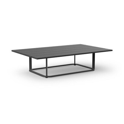 Sanibel Outdoor 48" Rectangle Coffee Table - Zinc