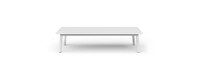 Santorini Outdoor 48" Rectangle Coffee Table - White