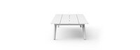 Santorini Outdoor 48" Rectangle Coffee Table - White