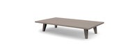Del Mar Outdoor 60" Rectangle Coffee Table - Weathered Teak