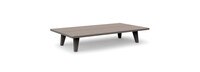 Del Mar Outdoor 60" Rectangle Coffee Table - Weathered Teak