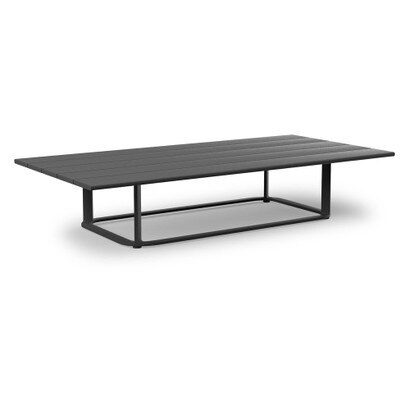 Sanibel Outdoor 60" Rectangle Coffee Table - Zinc