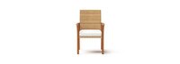 Mili™ Set of 6 Sunbrella® Outdoor Dining Chairs - Bliss Linen