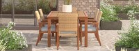 Mili™ Set of 6 Sunbrella® Outdoor Dining Chairs - Bliss Linen