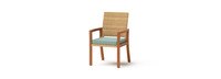 Mili™ Set of 6 Sunbrella® Outdoor Dining Chairs - Spa Blue