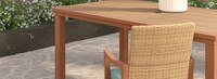 Mili™ Set of 6 Sunbrella® Outdoor Dining Chairs - Spa Blue