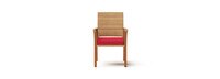 Mili™ Set of 6 Sunbrella® Outdoor Dining Chairs - Sunset Red