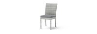 Cannes™ Set of 8 Sunbrella® Outdoor Dining Chairs - Charcoal Gray