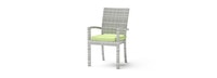 Cannes™ Set of 8 Sunbrella® Outdoor Dining Chairs - Ginkgo Green
