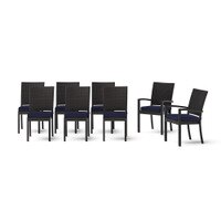 Deco™ Set of 8 Sunbrella® Outdoor Dining Chairs
