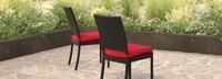 Deco™ 8 Piece Sunbrella® Outdoor Dining Chairs - Sunset Red