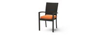 Deco™ Set of 8 Sunbrella® Outdoor Dining Chairs - Tikka Orange