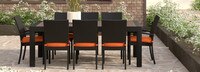 Deco™ Set of 8 Sunbrella® Outdoor Dining Chairs - Tikka Orange