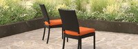 Deco™ Set of 8 Sunbrella® Outdoor Dining Chairs - Tikka Orange