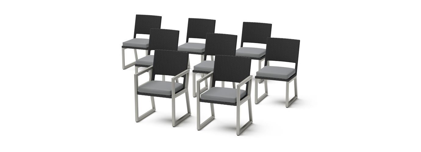RST Brands Milo Sunbrella Outdoor Dining Chairs - Thumbnail 3